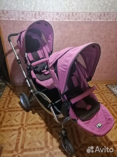 Коляска для двойни 2 в 1