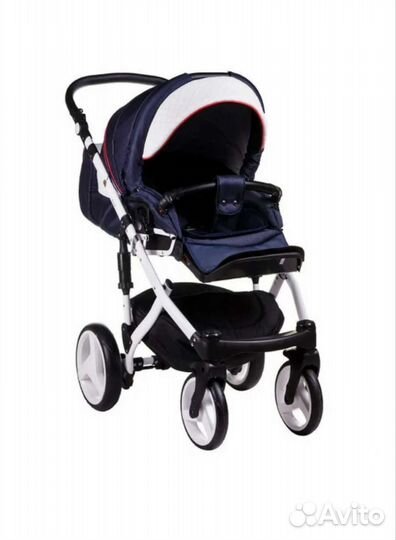 Коляска 2 в 1 эко кожа