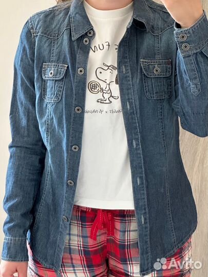 Джинсовая рубашка Esprit