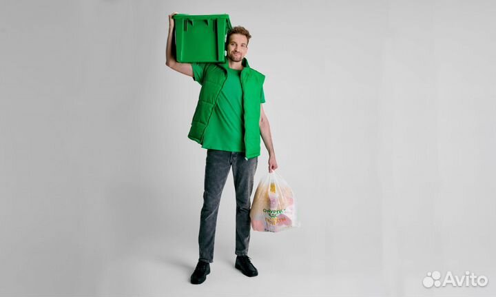 Кy рьер в супермаркет на своем авто