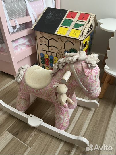 Детская качалка лошадь little bird told me