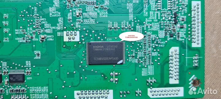 Прошитый nand TC58BVG0S3HTA00 для Pantum