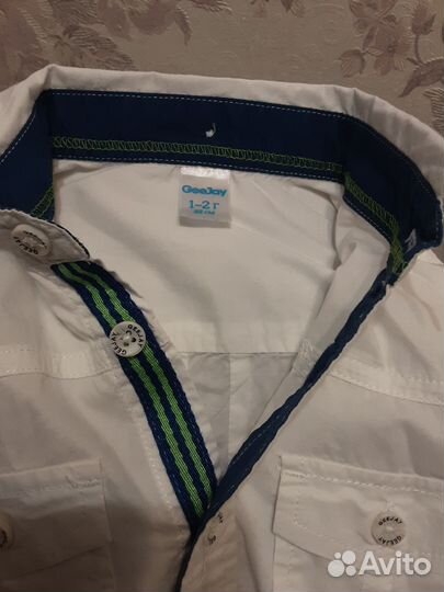 Рубашка на мальчика 1-2 года