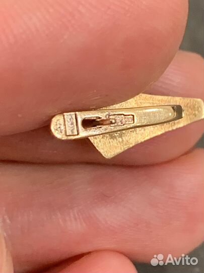 Серьги золотые 583 пробы СССР