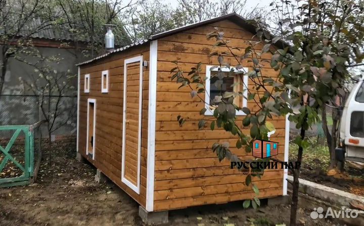 Баня под ключ 6х2.4 теплая