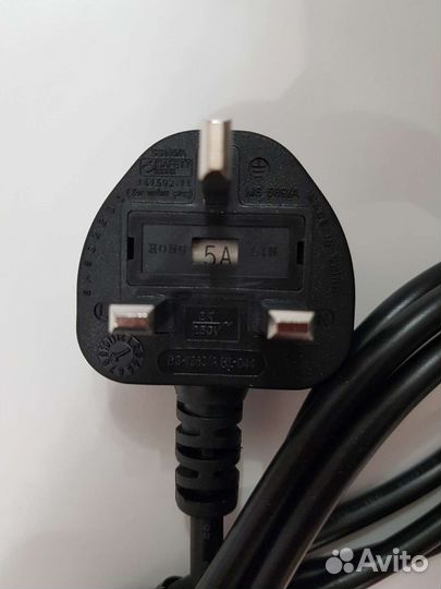 Кабель питания вилка BS 1363 UK