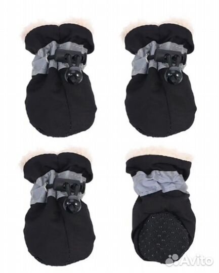 Меховые сапожки для собаки