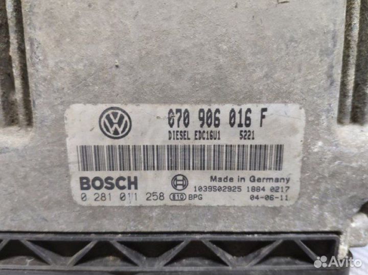 Блок управления двигателем Volkswagen Touareg