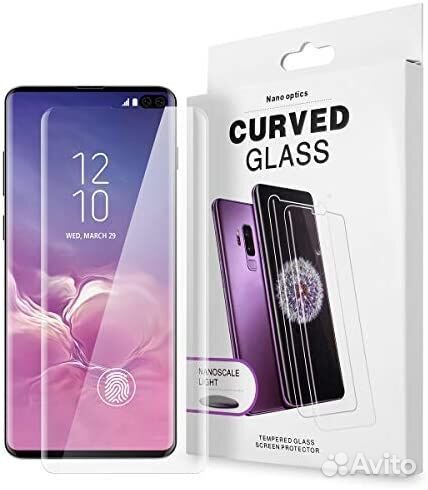 Защитное стекло с Уф клеем Nano Optics изогнутое