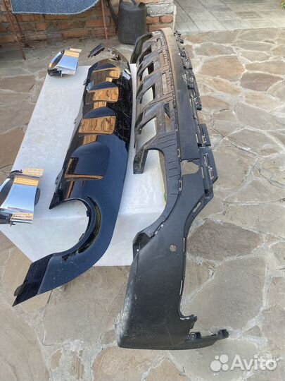 Фартук и юбка заднего бампера KIA sporteg