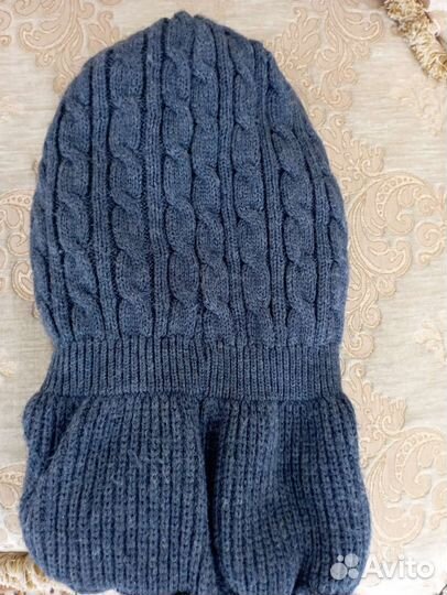 Шапка шлем для мальчика