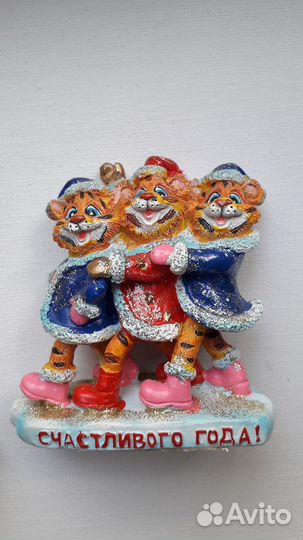 Декоративные статуэтки. Фигурки тигр, птицы, петух