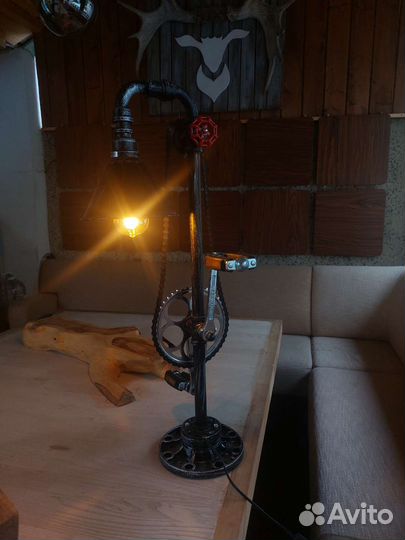 Светильник настольный лофт
