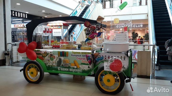 Торговая точка, киоск ретромобиль