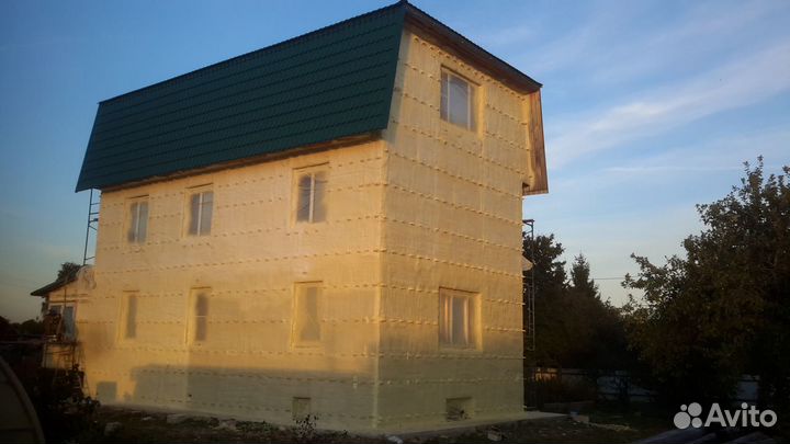 Утепление пеной ппу