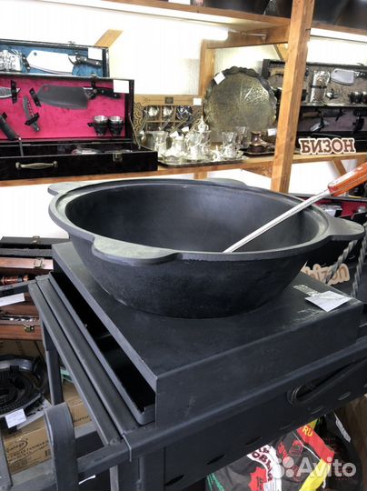 Чугунный узбекский казан 8 литров