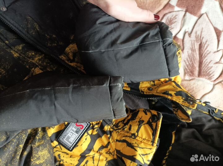 Зимняя куртка и штаны для мальчика 128-134