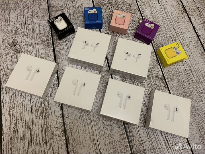 Airpods 2 / 3 / Pro / Pro 2 Гарантия + чехол