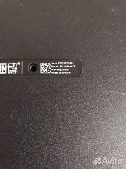 HP 15-ac005ur (запчасти)