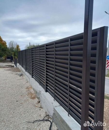 Забор жалюзи с НДС