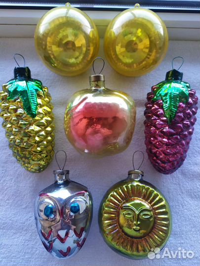 Ёлочные игрушки СССР