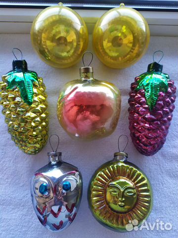 Ёлочные игрушки СССР