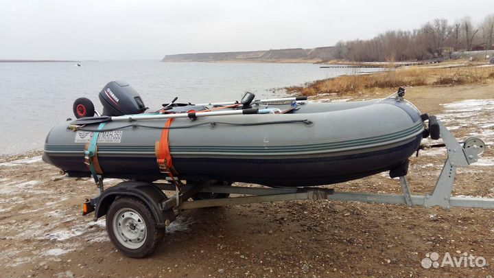 Лодка пвх нднд Флагман 350 с доп. оборудованием