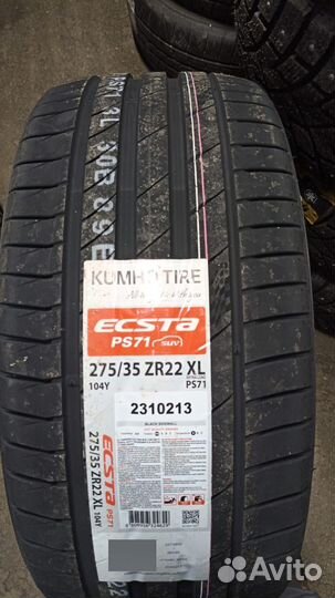 Kumho Ecsta PS71 SUV 275/35 R22 и 315/30 R22 107Y