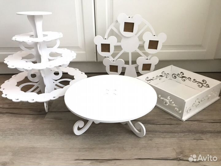 Наборы посуды для торта кенди бар, сладкий стол