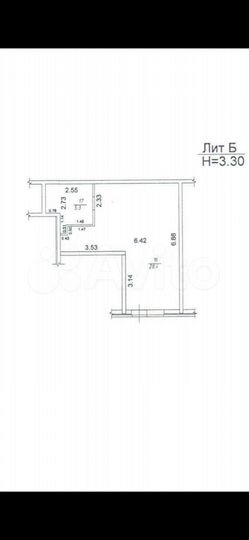 Свободного назначения, 33.8 м²