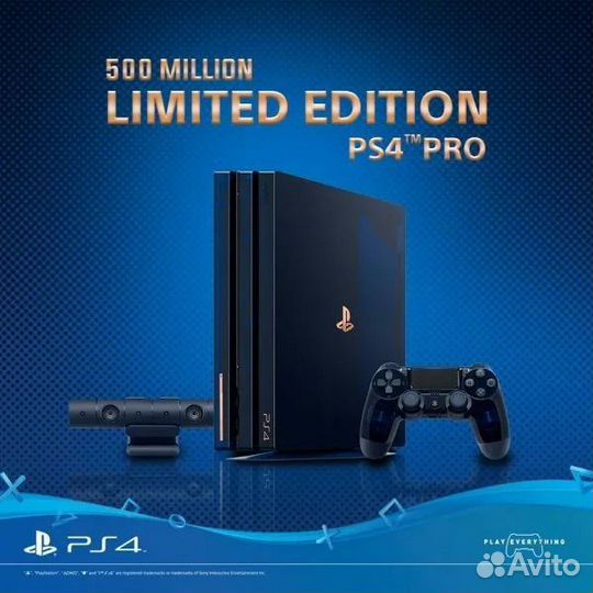 Sony playstation 4 pro 500 million limited edition