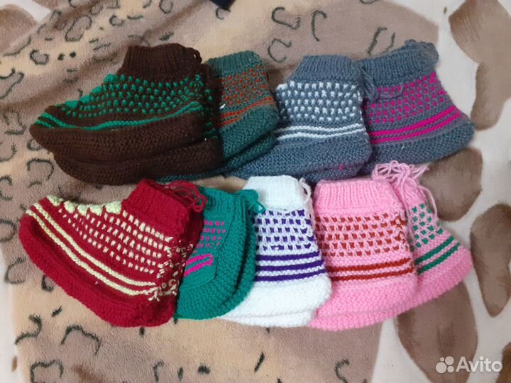 Носки вязаные (следки)