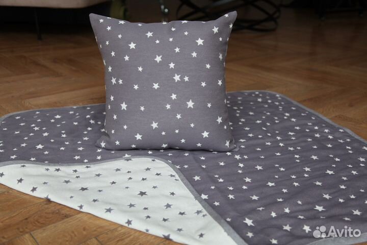 Детское одеяло в кроватку или коляску стиль IKEA