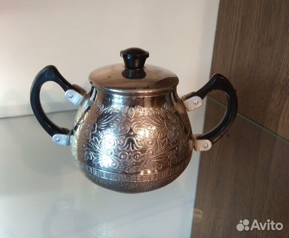 Сахарница металлическая СССР