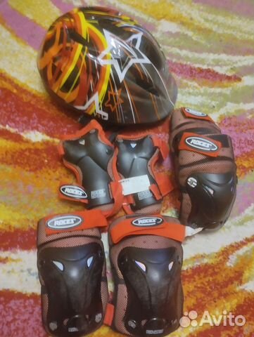 Комплект защиты для роликов+шлем