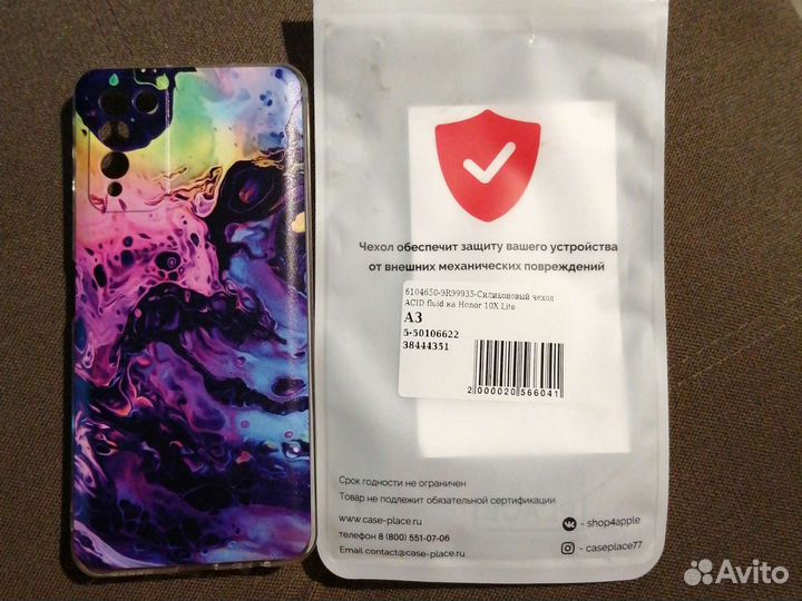 Чехол на honor 10x lite