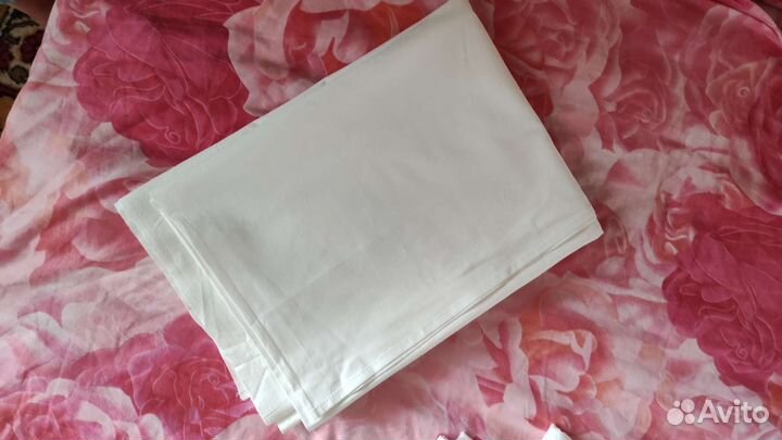 Постельное белье белое новое