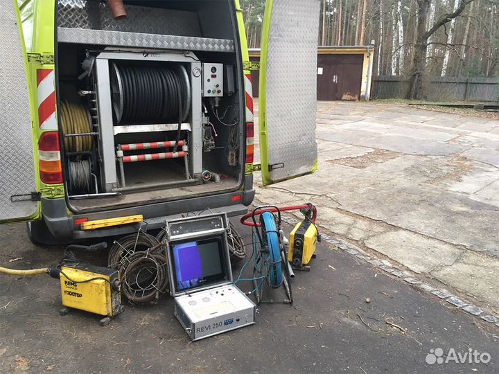 Прочистка труб от засора видеодиагностика