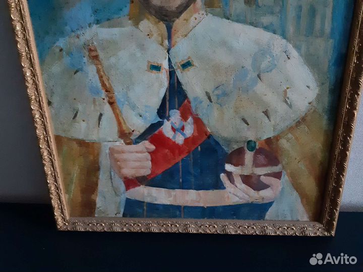 Портрет Николая 2 масло