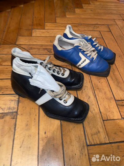 Советские лыжные ботинки