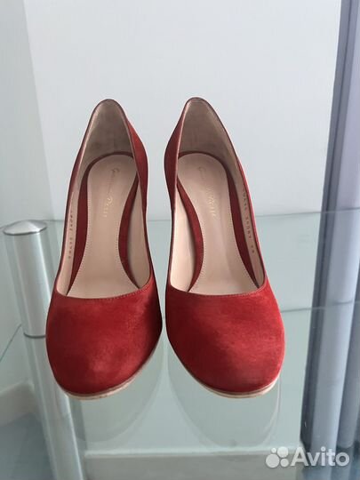 Туфли Gianvito rossi 38 красные оригинал