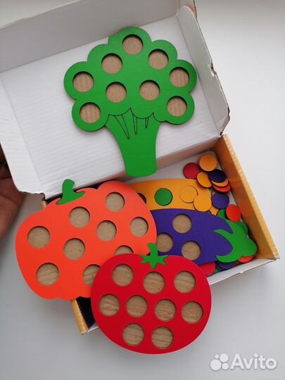 Игрушки для малышей сортер рыбалка пазлы вкладыши