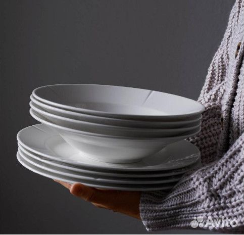 Тарелки фарфор, белые 27,25,23 см. Дания Rosendahl