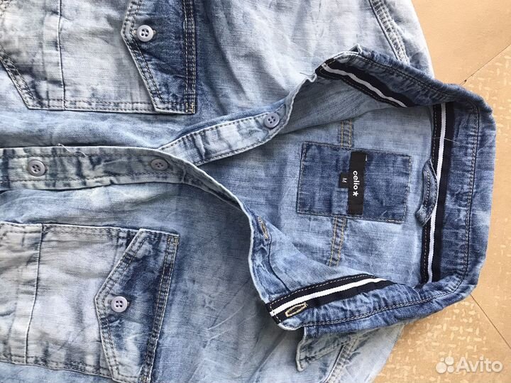 Джинсовая рубашка