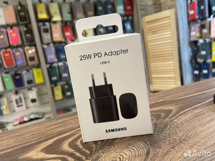 Адаптер Samsung USB-C - 25W (быстрая зарядка.orig)