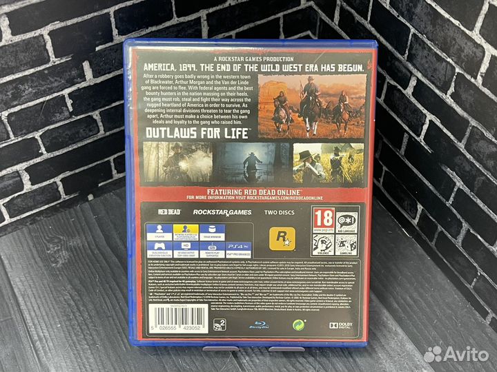 Диск на PS4 Red Dead Redemption 2