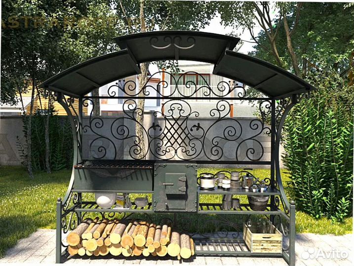 Мангал кованный