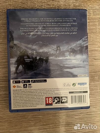 God of war ragnarok ps5 диск русская озвучка