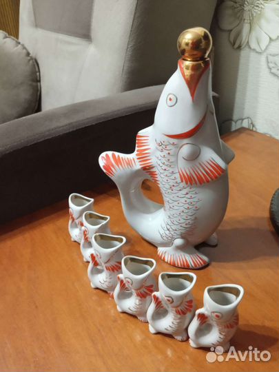 Сервиз советский рыбки