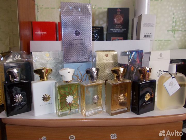 Amouage. Kajal жен-муж. есть отливанты